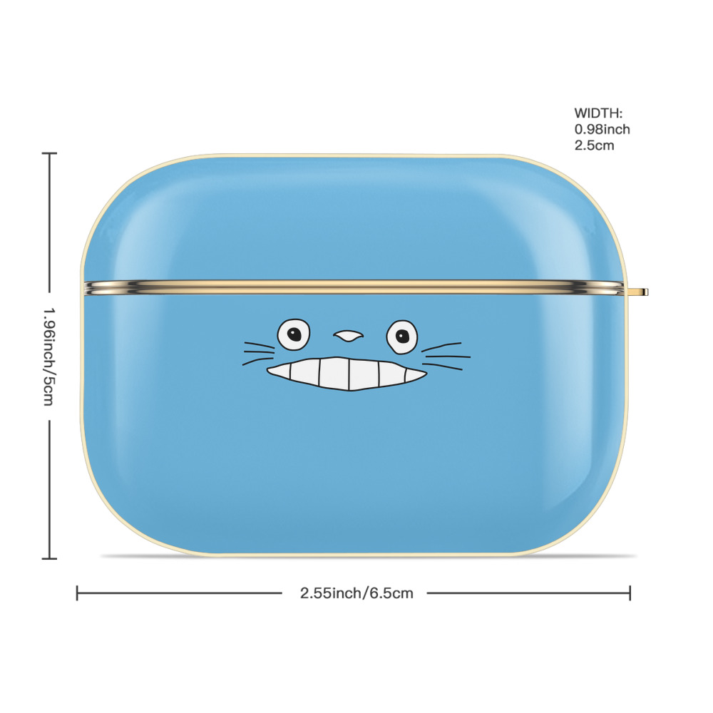 となりのトトロ 草壁メイ 草壁サツキ My Neighbor Totoro Satsuki Kusakabe Mei Kusakabe 【AirPods Pro用】ハードシェル保護ケース｜耐衝撃・防指紋・カラビナ付き商品仕様
