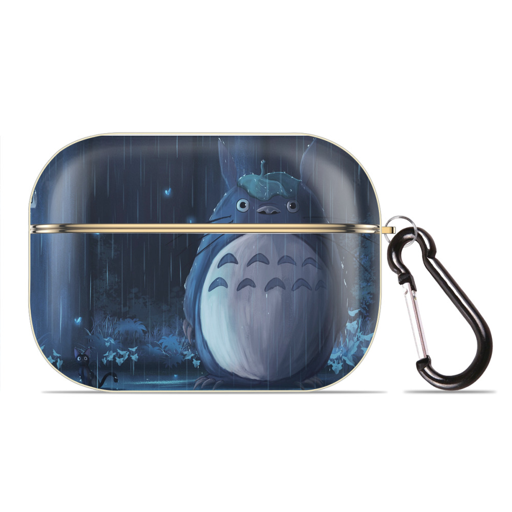 となりのトトロ 草壁メイ 草壁サツキ My Neighbor Totoro Satsuki Kusakabe Mei Kusakabe 【AirPods Pro用】ハードシェル保護ケース｜耐衝撃・防指紋・カラビナ付き商品仕様