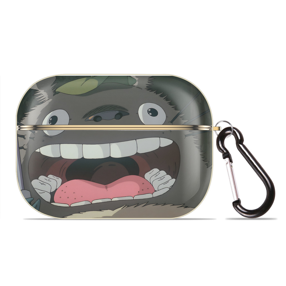 （画像用） となりのトトロ 草壁メイ 草壁サツキ My Neighbor Totoro Satsuki Kusakabe Mei Kusakabe 【AirPods Pro用】ハードシェル保護ケース｜耐衝撃・防指紋・カラビナ付き商品仕様
