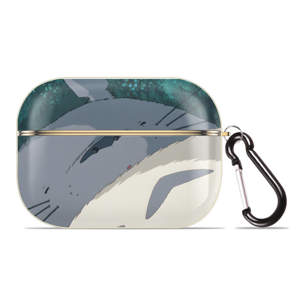 となりのトトロ 草壁メイ 草壁サツキ My Neighbor Totoro Satsuki Kusakabe Mei Kusakabe 【AirPods Pro用】ハードシェル保護ケース｜耐衝撃・防指紋・カラビナ付き商品仕様