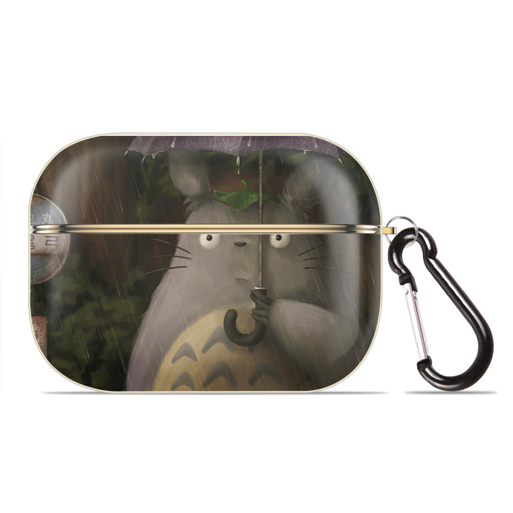となりのトトロ 草壁メイ 草壁サツキ My Neighbor Totoro Satsuki Kusakabe Mei Kusakabe 【AirPods Pro用】ハードシェル保護ケース｜耐衝撃・防指紋・カラビナ付き商品仕様