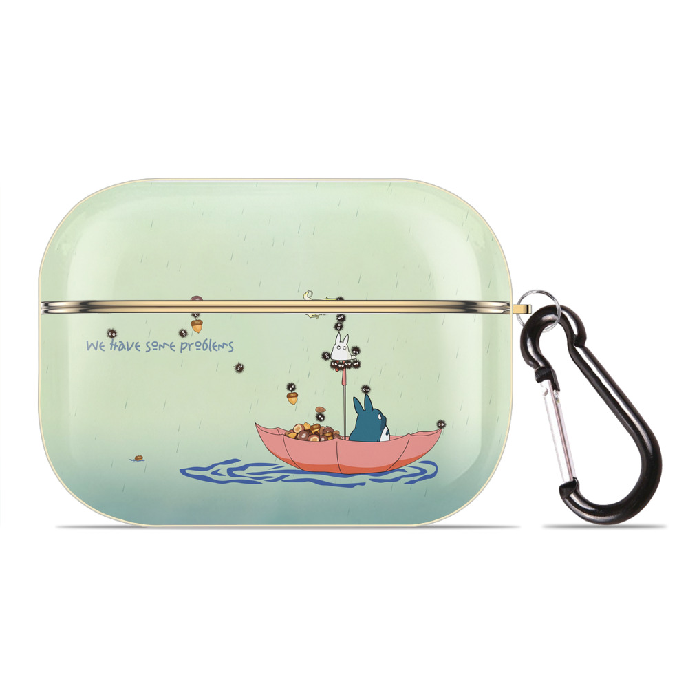となりのトトロ 草壁メイ 草壁サツキ My Neighbor Totoro Satsuki Kusakabe Mei Kusakabe 【AirPods Pro用】ハードシェル保護ケース｜耐衝撃・防指紋・カラビナ付き商品仕様