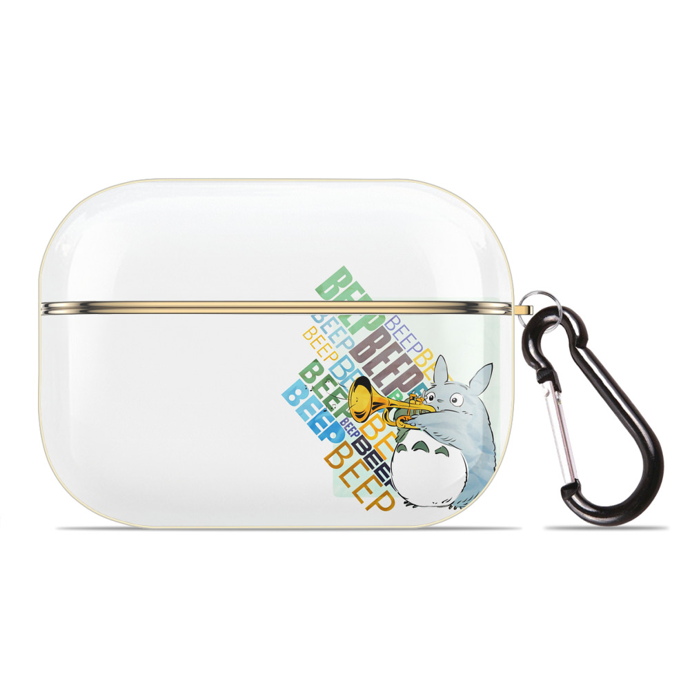 となりのトトロ 草壁メイ 草壁サツキ My Neighbor Totoro Satsuki Kusakabe Mei Kusakabe 【AirPods Pro用】ハードシェル保護ケース｜耐衝撃・防指紋・カラビナ付き商品仕様