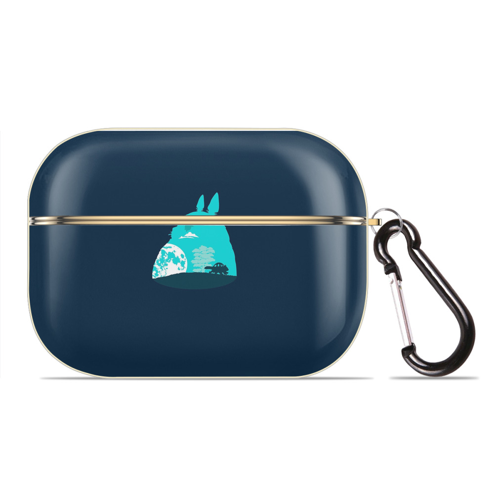 となりのトトロ 草壁メイ 草壁サツキ My Neighbor Totoro Satsuki Kusakabe Mei Kusakabe 【AirPods Pro用】ハードシェル保護ケース｜耐衝撃・防指紋・カラビナ付き商品仕様