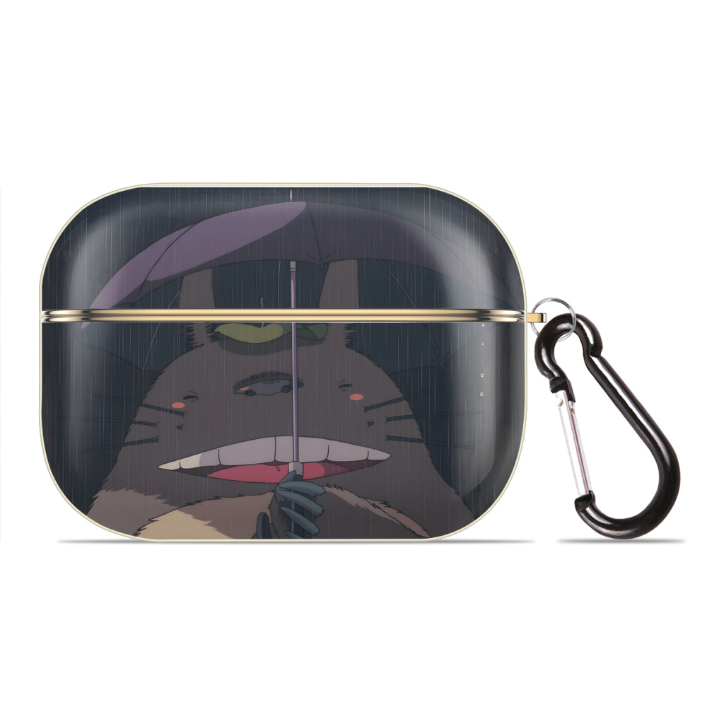 となりのトトロ 草壁メイ 草壁サツキ My Neighbor Totoro Satsuki Kusakabe Mei Kusakabe 【AirPods Pro用】ハードシェル保護ケース｜耐衝撃・防指紋・カラビナ付き商品仕様