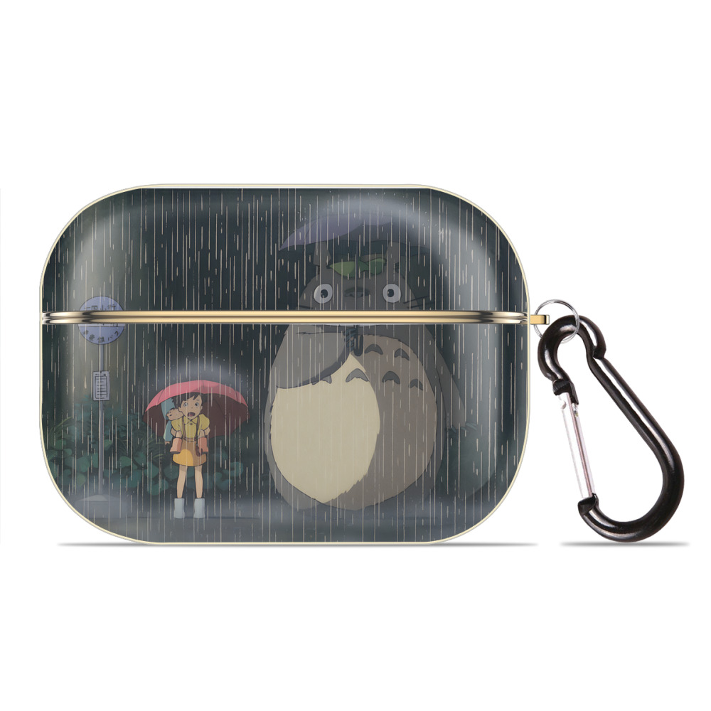となりのトトロ 草壁メイ 草壁サツキ My Neighbor Totoro Satsuki Kusakabe Mei Kusakabe 【AirPods Pro用】ハードシェル保護ケース｜耐衝撃・防指紋・カラビナ付き商品仕様