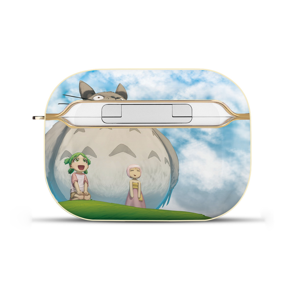（画像用） となりのトトロ 草壁メイ 草壁サツキ My Neighbor Totoro Satsuki Kusakabe Mei Kusakabe 【AirPods Pro用】ハードシェル保護ケース｜耐衝撃・防指紋・カラビナ付き商品仕様