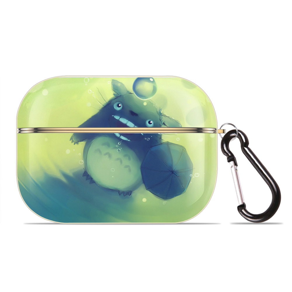 となりのトトロ 草壁メイ 草壁サツキ My Neighbor Totoro Satsuki Kusakabe Mei Kusakabe 【AirPods Pro用】ハードシェル保護ケース｜耐衝撃・防指紋・カラビナ付き商品仕様