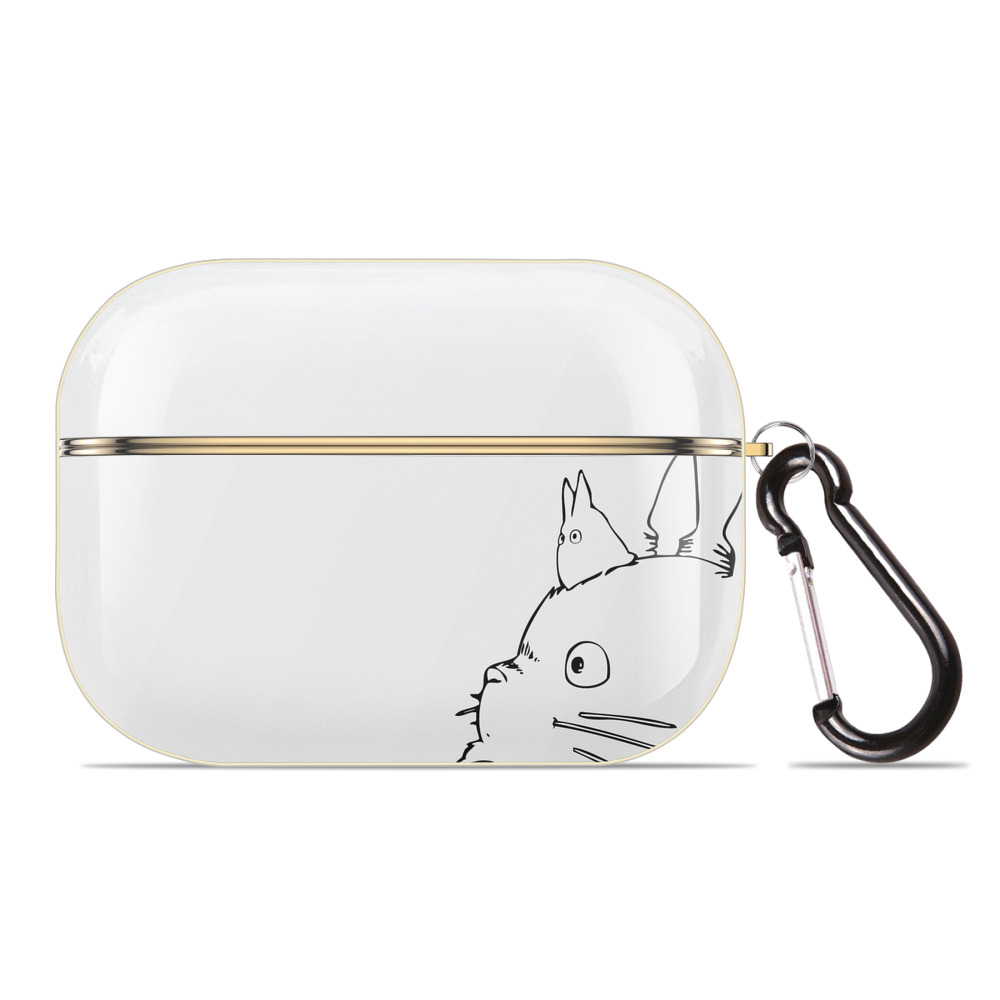 となりのトトロ 草壁メイ 草壁サツキ My Neighbor Totoro Satsuki Kusakabe Mei Kusakabe 【AirPods Pro用】ハードシェル保護ケース｜耐衝撃・防指紋・カラビナ付き商品仕様