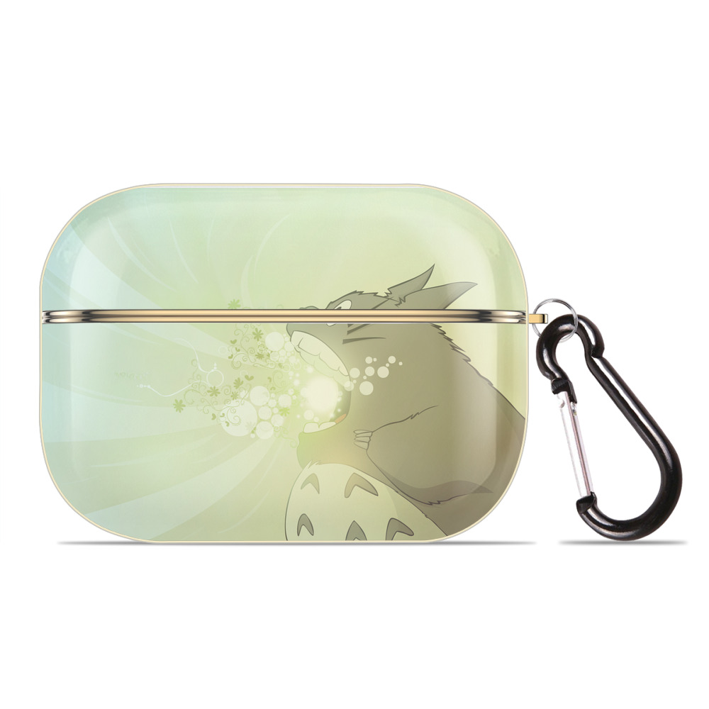 となりのトトロ 草壁メイ 草壁サツキ My Neighbor Totoro Satsuki Kusakabe Mei Kusakabe 【AirPods Pro用】ハードシェル保護ケース｜耐衝撃・防指紋・カラビナ付き商品仕様