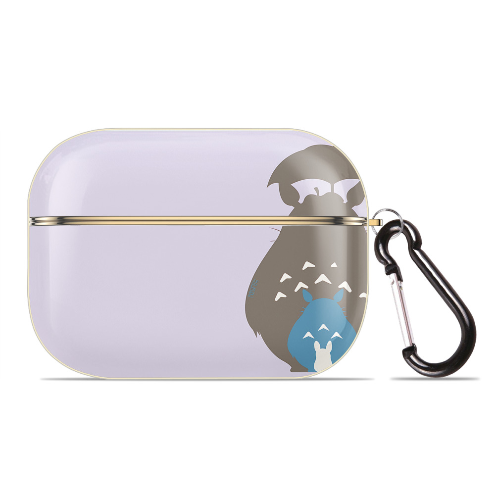 となりのトトロ 草壁メイ 草壁サツキ My Neighbor Totoro Satsuki Kusakabe Mei Kusakabe 【AirPods Pro用】ハードシェル保護ケース｜耐衝撃・防指紋・カラビナ付き商品仕様