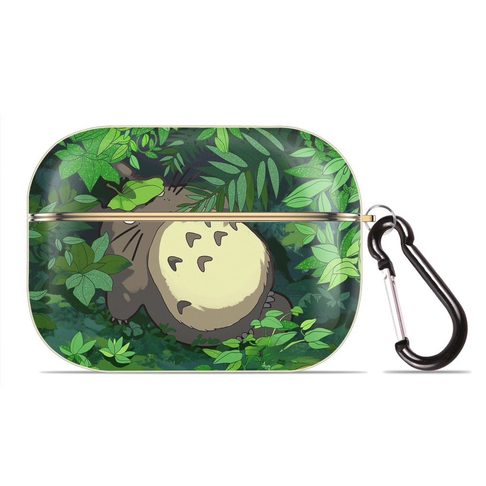 となりのトトロ 草壁メイ 草壁サツキ My Neighbor Totoro Satsuki Kusakabe Mei Kusakabe 【AirPods Pro用】ハードシェル保護ケース｜耐衝撃・防指紋・カラビナ付き商品仕様