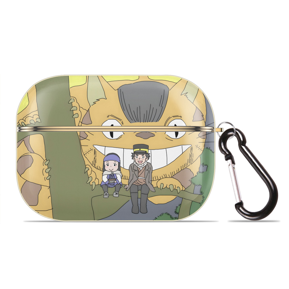 となりのトトロ 草壁メイ 草壁サツキ My Neighbor Totoro Satsuki Kusakabe Mei Kusakabe 【AirPods Pro用】ハードシェル保護ケース｜耐衝撃・防指紋・カラビナ付き商品仕様