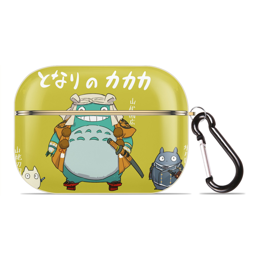 となりのトトロ 草壁メイ 草壁サツキ My Neighbor Totoro Satsuki Kusakabe Mei Kusakabe 【AirPods Pro用】ハードシェル保護ケース｜耐衝撃・防指紋・カラビナ付き商品仕様