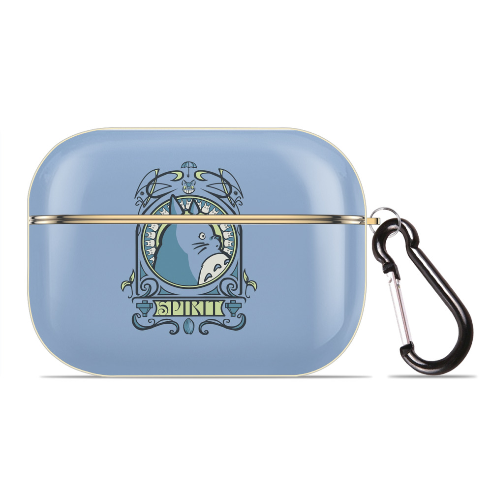 となりのトトロ 草壁メイ 草壁サツキ My Neighbor Totoro Satsuki Kusakabe Mei Kusakabe 【AirPods Pro用】ハードシェル保護ケース｜耐衝撃・防指紋・カラビナ付き商品仕様