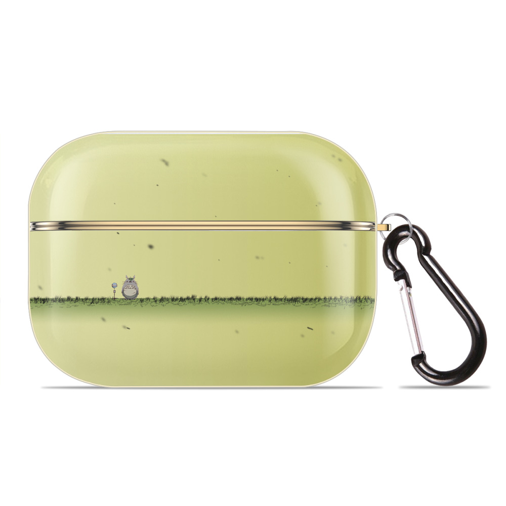 となりのトトロ 草壁メイ 草壁サツキ My Neighbor Totoro Satsuki Kusakabe Mei Kusakabe 【AirPods Pro用】ハードシェル保護ケース｜耐衝撃・防指紋・カラビナ付き商品仕様