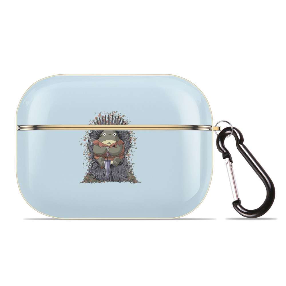 となりのトトロ 草壁メイ 草壁サツキ My Neighbor Totoro Satsuki Kusakabe Mei Kusakabe 【AirPods Pro用】ハードシェル保護ケース｜耐衝撃・防指紋・カラビナ付き商品仕様