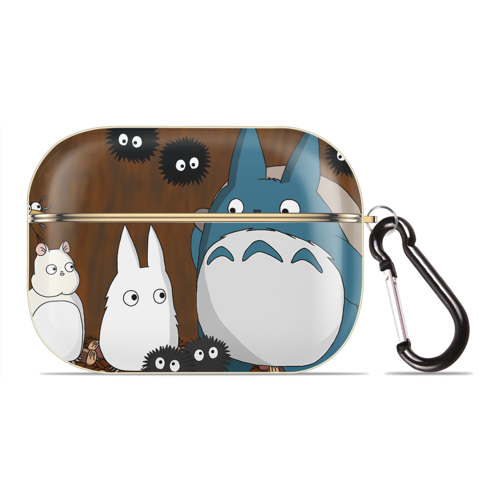 となりのトトロ 草壁メイ 草壁サツキ My Neighbor Totoro Satsuki Kusakabe Mei Kusakabe 【AirPods Pro用】ハードシェル保護ケース｜耐衝撃・防指紋・カラビナ付き商品仕様