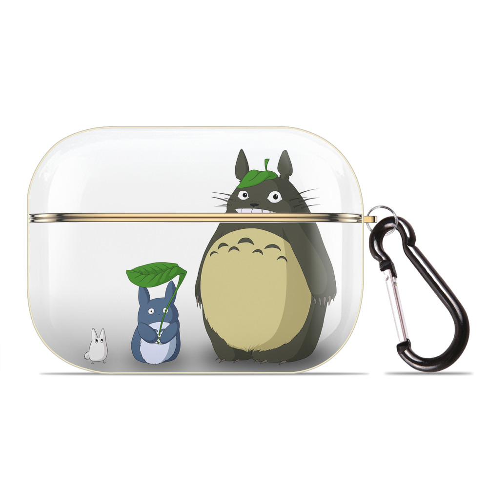 となりのトトロ 草壁メイ 草壁サツキ My Neighbor Totoro Satsuki Kusakabe Mei Kusakabe 【AirPods Pro用】ハードシェル保護ケース｜耐衝撃・防指紋・カラビナ付き商品仕様