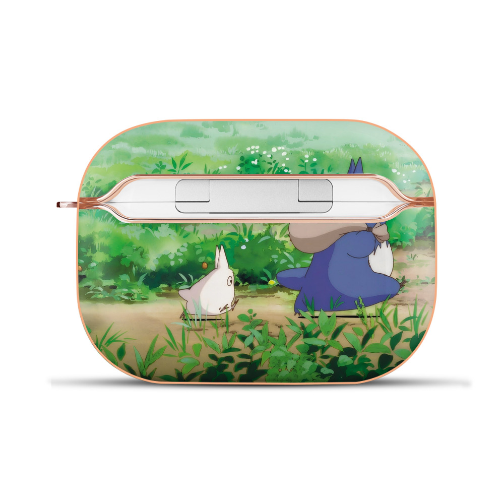 （画像用） となりのトトロ 草壁メイ 草壁サツキ My Neighbor Totoro Satsuki Kusakabe Mei Kusakabe 【AirPods Pro用】ハードシェル保護ケース｜耐衝撃・防指紋・カラビナ付き商品仕様