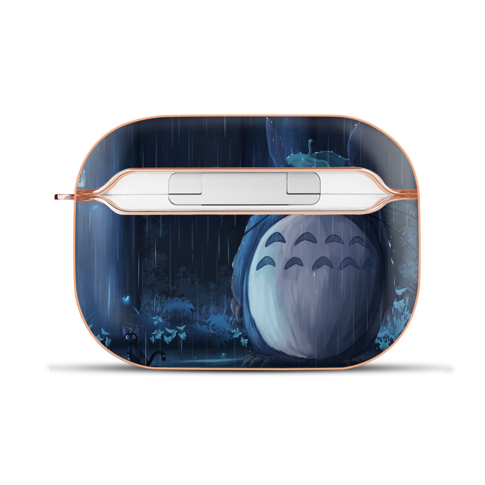 （画像用） となりのトトロ 草壁メイ 草壁サツキ My Neighbor Totoro Satsuki Kusakabe Mei Kusakabe 【AirPods Pro用】ハードシェル保護ケース｜耐衝撃・防指紋・カラビナ付き商品仕様