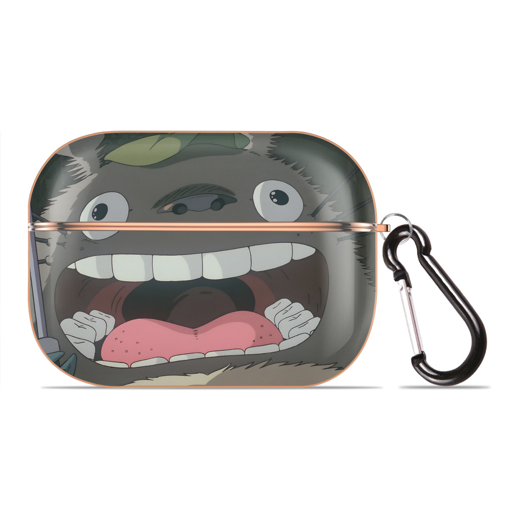 （画像用） となりのトトロ 草壁メイ 草壁サツキ My Neighbor Totoro Satsuki Kusakabe Mei Kusakabe 【AirPods Pro用】ハードシェル保護ケース｜耐衝撃・防指紋・カラビナ付き商品仕様