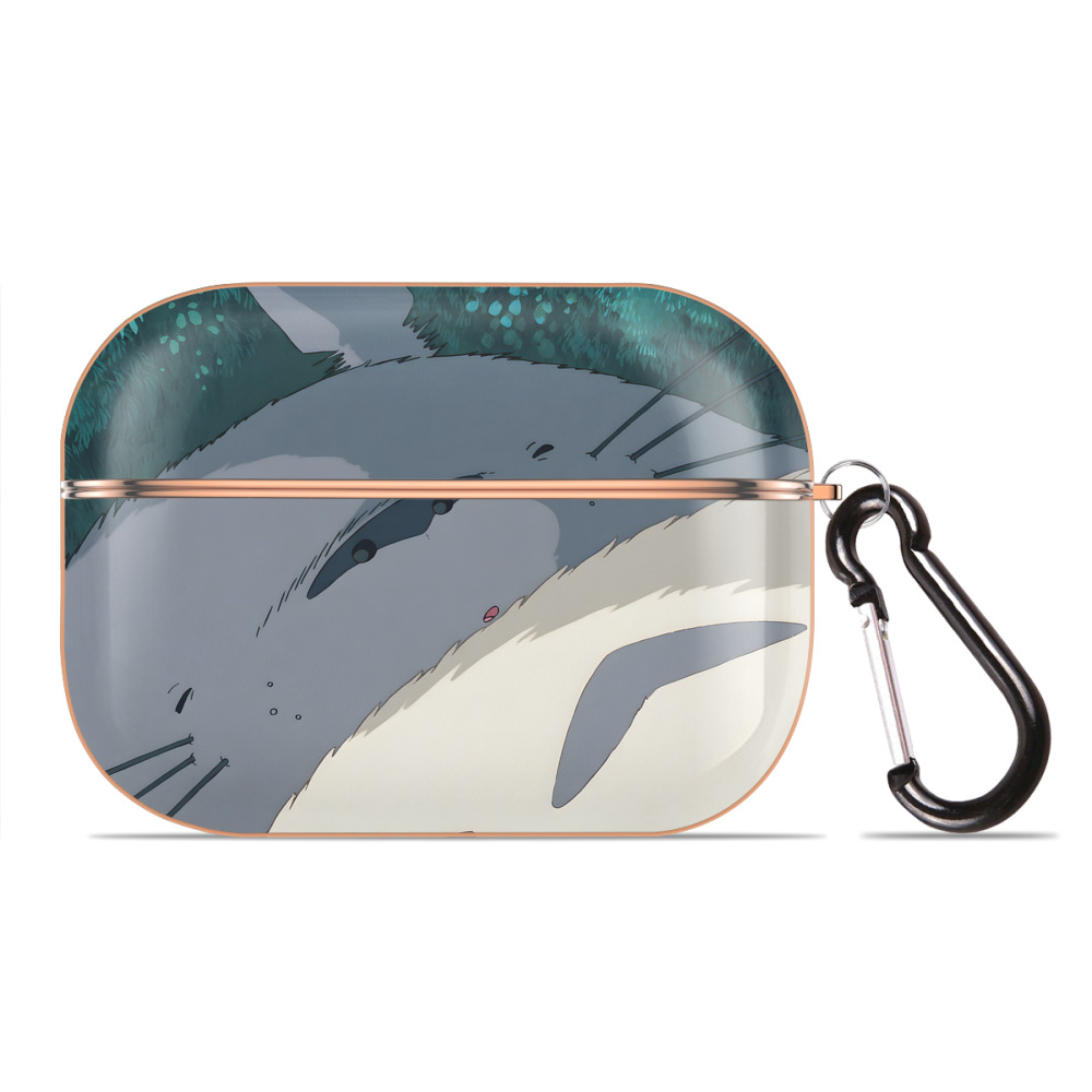 となりのトトロ 草壁メイ 草壁サツキ My Neighbor Totoro Satsuki Kusakabe Mei Kusakabe 【AirPods Pro用】ハードシェル保護ケース｜耐衝撃・防指紋・カラビナ付き商品仕様