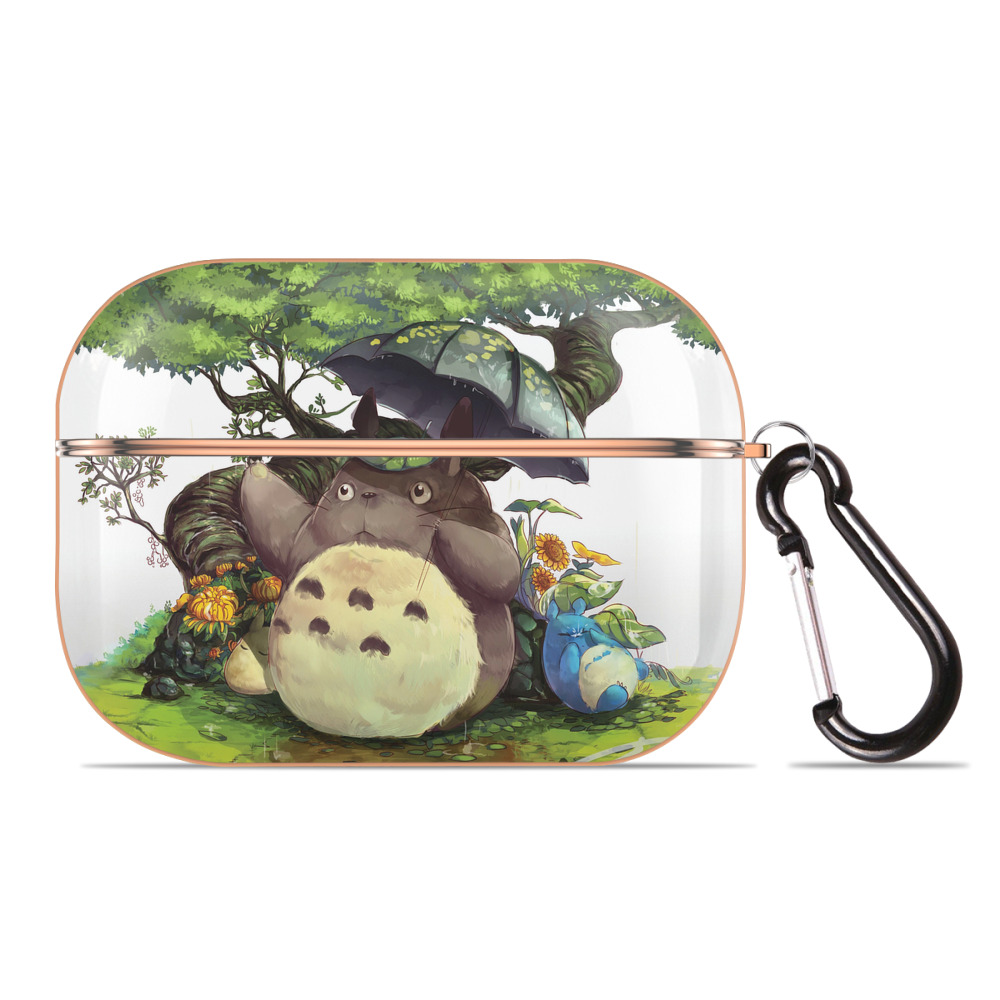 となりのトトロ 草壁メイ 草壁サツキ My Neighbor Totoro Satsuki Kusakabe Mei Kusakabe 【AirPods Pro用】ハードシェル保護ケース｜耐衝撃・防指紋・カラビナ付き商品仕様