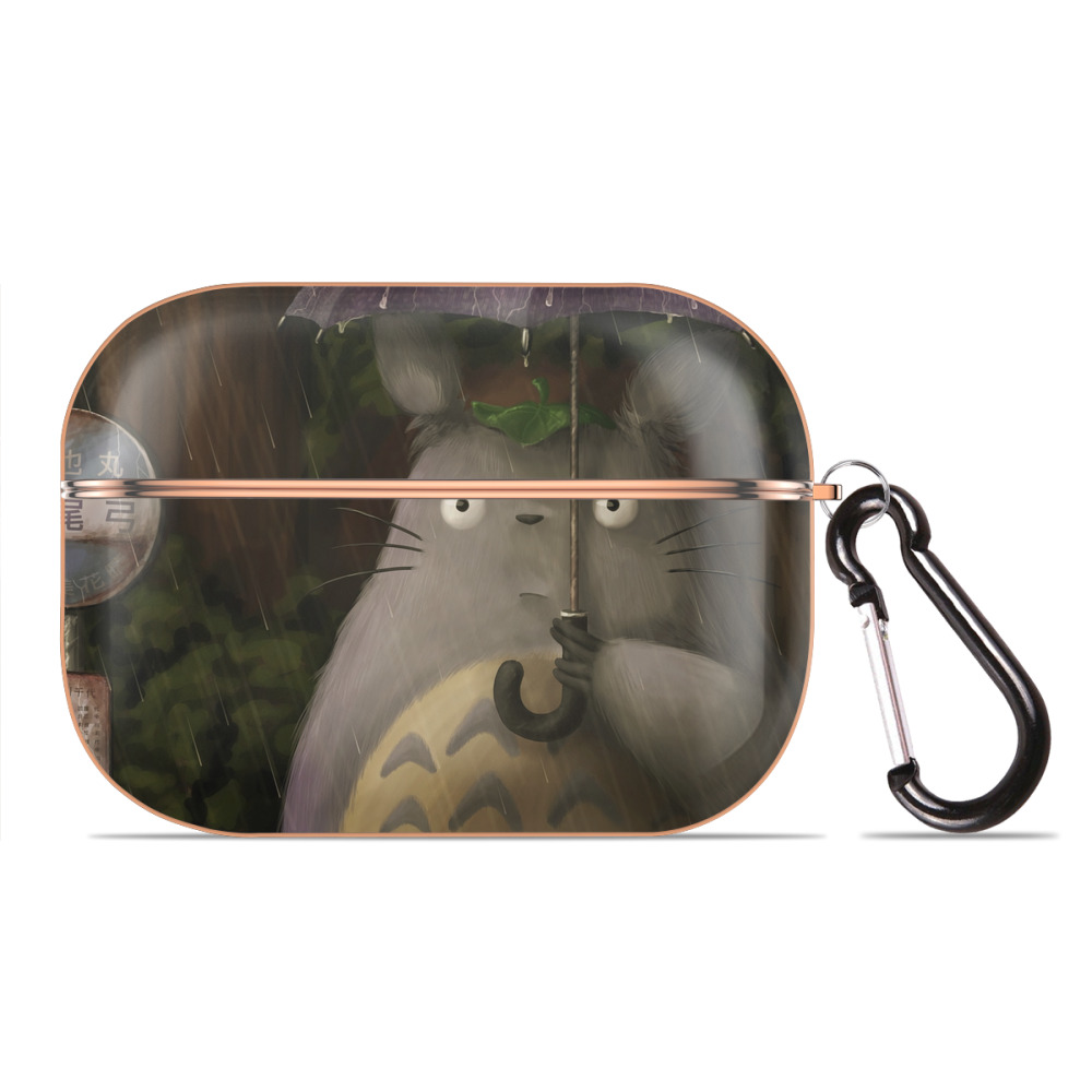 （画像用） となりのトトロ 草壁メイ 草壁サツキ My Neighbor Totoro Satsuki Kusakabe Mei Kusakabe 【AirPods Pro用】ハードシェル保護ケース｜耐衝撃・防指紋・カラビナ付き商品仕様