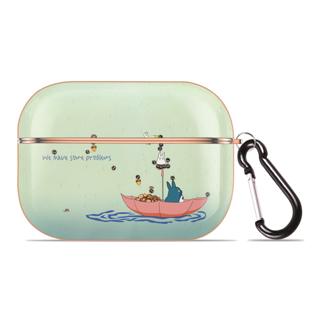 となりのトトロ 草壁メイ 草壁サツキ My Neighbor Totoro Satsuki Kusakabe Mei Kusakabe 【AirPods Pro用】ハードシェル保護ケース｜耐衝撃・防指紋・カラビナ付き商品仕様