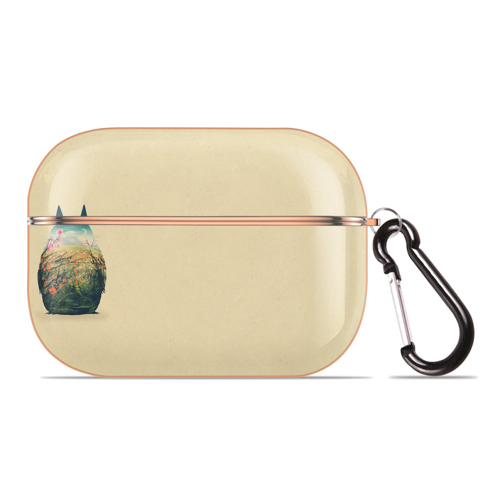 となりのトトロ 草壁メイ 草壁サツキ My Neighbor Totoro Satsuki Kusakabe Mei Kusakabe 【AirPods Pro用】ハードシェル保護ケース｜耐衝撃・防指紋・カラビナ付き商品仕様