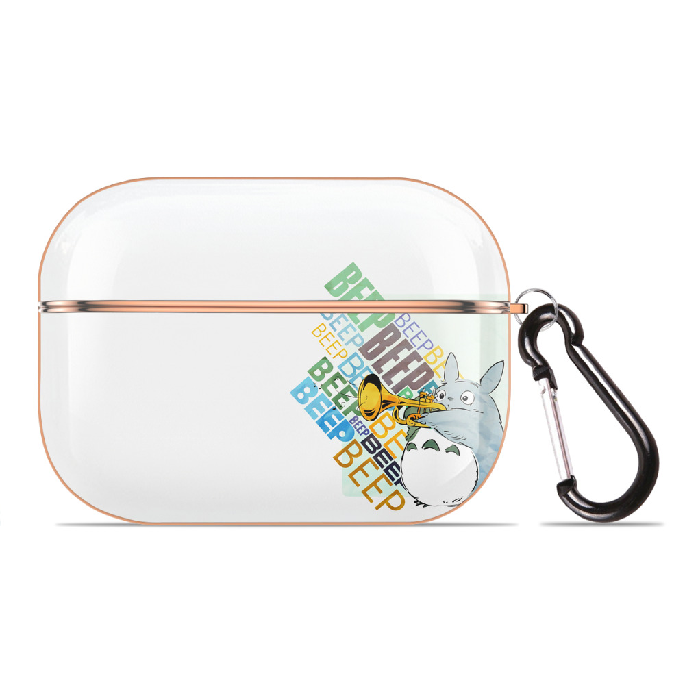 となりのトトロ 草壁メイ 草壁サツキ My Neighbor Totoro Satsuki Kusakabe Mei Kusakabe 【AirPods Pro用】ハードシェル保護ケース｜耐衝撃・防指紋・カラビナ付き商品仕様