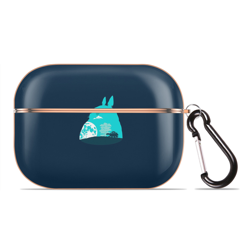 となりのトトロ 草壁メイ 草壁サツキ My Neighbor Totoro Satsuki Kusakabe Mei Kusakabe 【AirPods Pro用】ハードシェル保護ケース｜耐衝撃・防指紋・カラビナ付き商品仕様