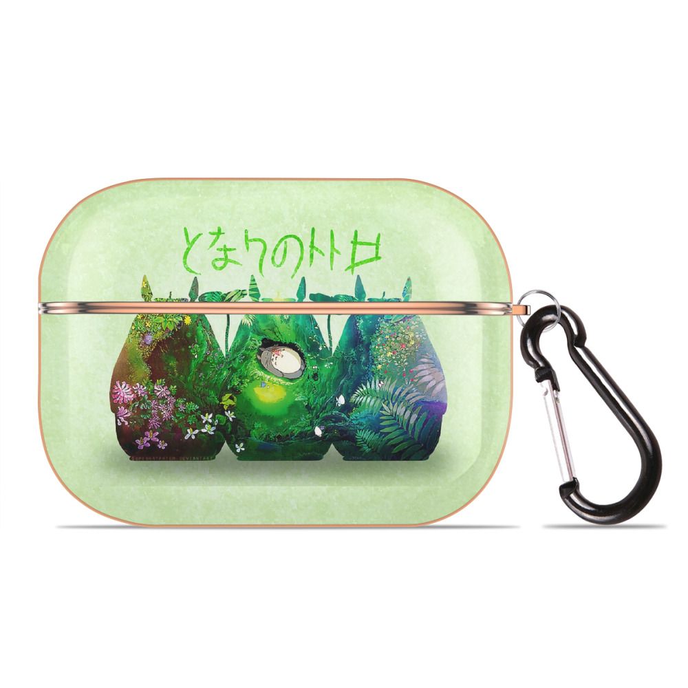 となりのトトロ 草壁メイ 草壁サツキ My Neighbor Totoro Satsuki Kusakabe Mei Kusakabe 【AirPods Pro用】ハードシェル保護ケース｜耐衝撃・防指紋・カラビナ付き商品仕様