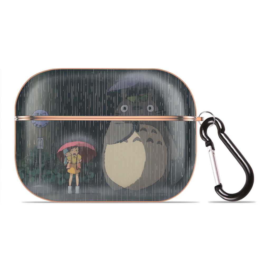 となりのトトロ 草壁メイ 草壁サツキ My Neighbor Totoro Satsuki Kusakabe Mei Kusakabe 【AirPods Pro用】ハードシェル保護ケース｜耐衝撃・防指紋・カラビナ付き商品仕様
