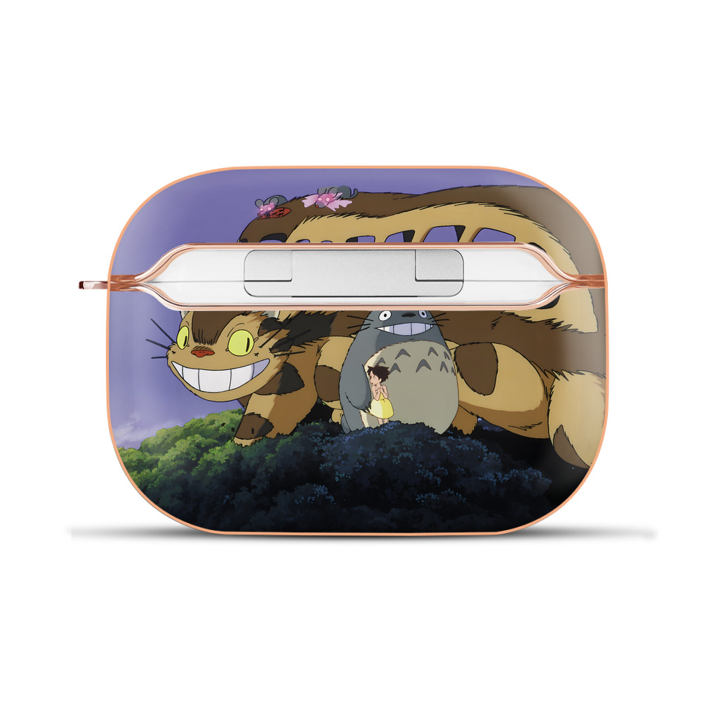 （画像用） となりのトトロ 草壁メイ 草壁サツキ My Neighbor Totoro Satsuki Kusakabe Mei Kusakabe 【AirPods Pro用】ハードシェル保護ケース｜耐衝撃・防指紋・カラビナ付き商品仕様