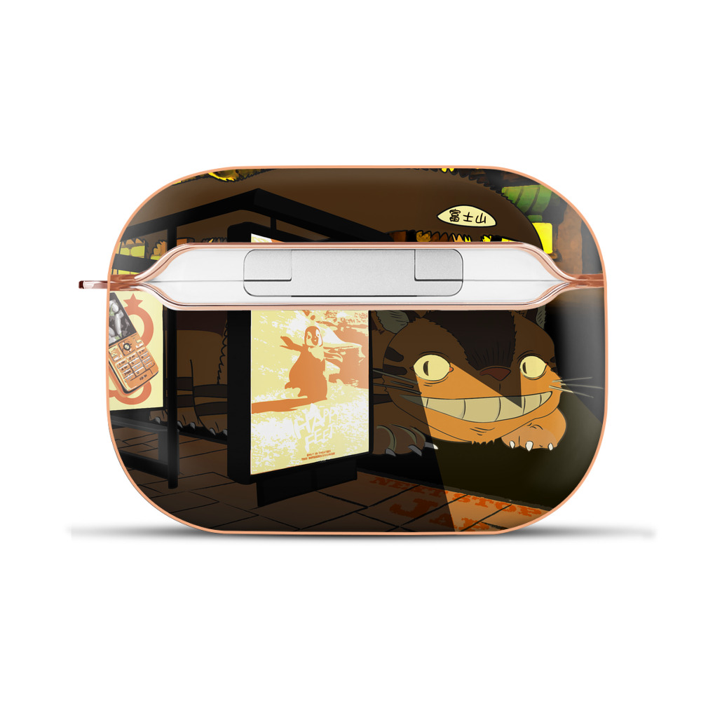 （画像用） となりのトトロ 草壁メイ 草壁サツキ My Neighbor Totoro Satsuki Kusakabe Mei Kusakabe 【AirPods Pro用】ハードシェル保護ケース｜耐衝撃・防指紋・カラビナ付き商品仕様