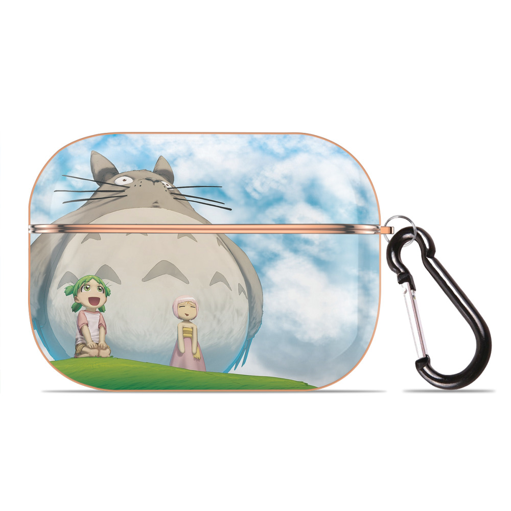 となりのトトロ 草壁メイ 草壁サツキ My Neighbor Totoro Satsuki Kusakabe Mei Kusakabe 【AirPods Pro用】ハードシェル保護ケース｜耐衝撃・防指紋・カラビナ付き商品仕様