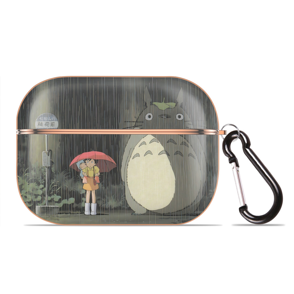 （画像用） となりのトトロ 草壁メイ 草壁サツキ My Neighbor Totoro Satsuki Kusakabe Mei Kusakabe 【AirPods Pro用】ハードシェル保護ケース｜耐衝撃・防指紋・カラビナ付き商品仕様