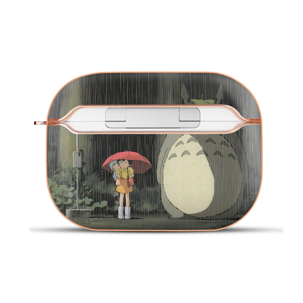 （画像用） となりのトトロ 草壁メイ 草壁サツキ My Neighbor Totoro Satsuki Kusakabe Mei Kusakabe 【AirPods Pro用】ハードシェル保護ケース｜耐衝撃・防指紋・カラビナ付き商品仕様