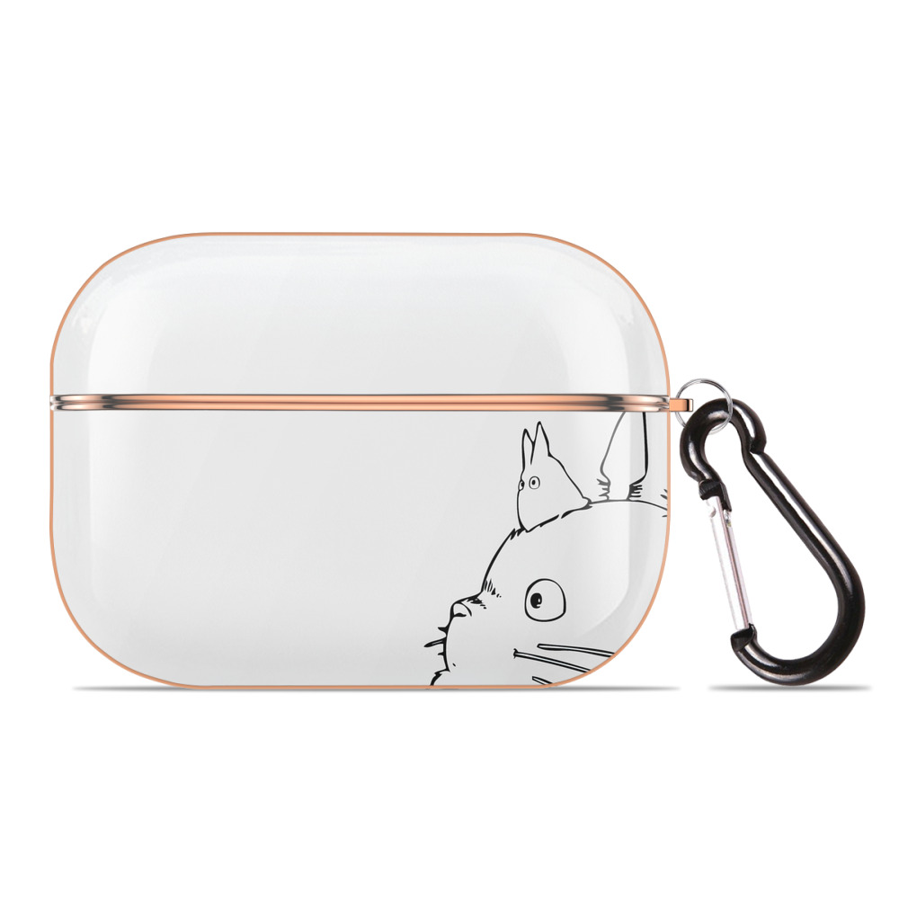 となりのトトロ 草壁メイ 草壁サツキ My Neighbor Totoro Satsuki Kusakabe Mei Kusakabe 【AirPods Pro用】ハードシェル保護ケース｜耐衝撃・防指紋・カラビナ付き商品仕様