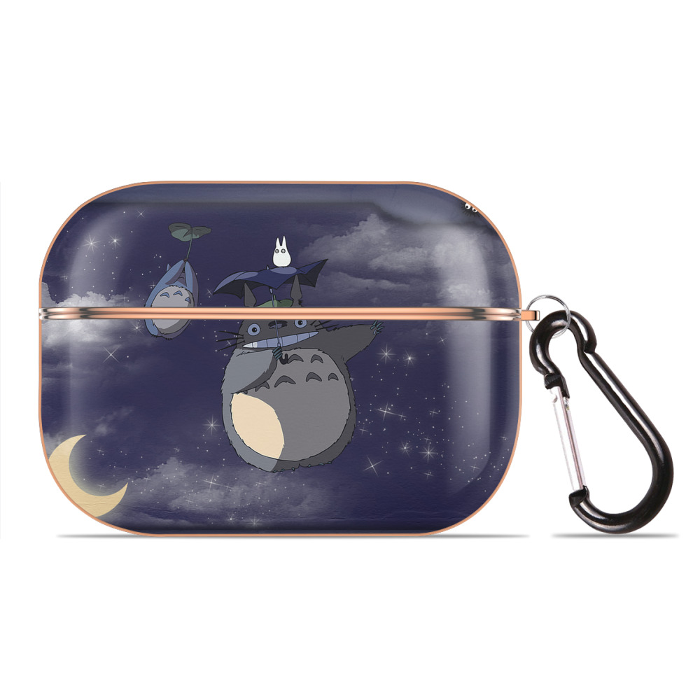 となりのトトロ 草壁メイ 草壁サツキ My Neighbor Totoro Satsuki Kusakabe Mei Kusakabe 【AirPods Pro用】ハードシェル保護ケース｜耐衝撃・防指紋・カラビナ付き商品仕様