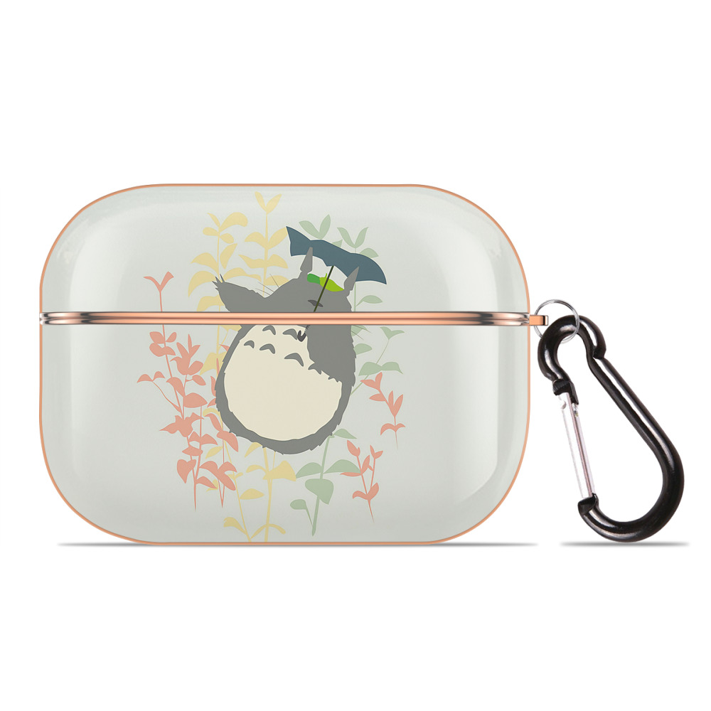 となりのトトロ 草壁メイ 草壁サツキ My Neighbor Totoro Satsuki Kusakabe Mei Kusakabe 【AirPods Pro用】ハードシェル保護ケース｜耐衝撃・防指紋・カラビナ付き商品仕様