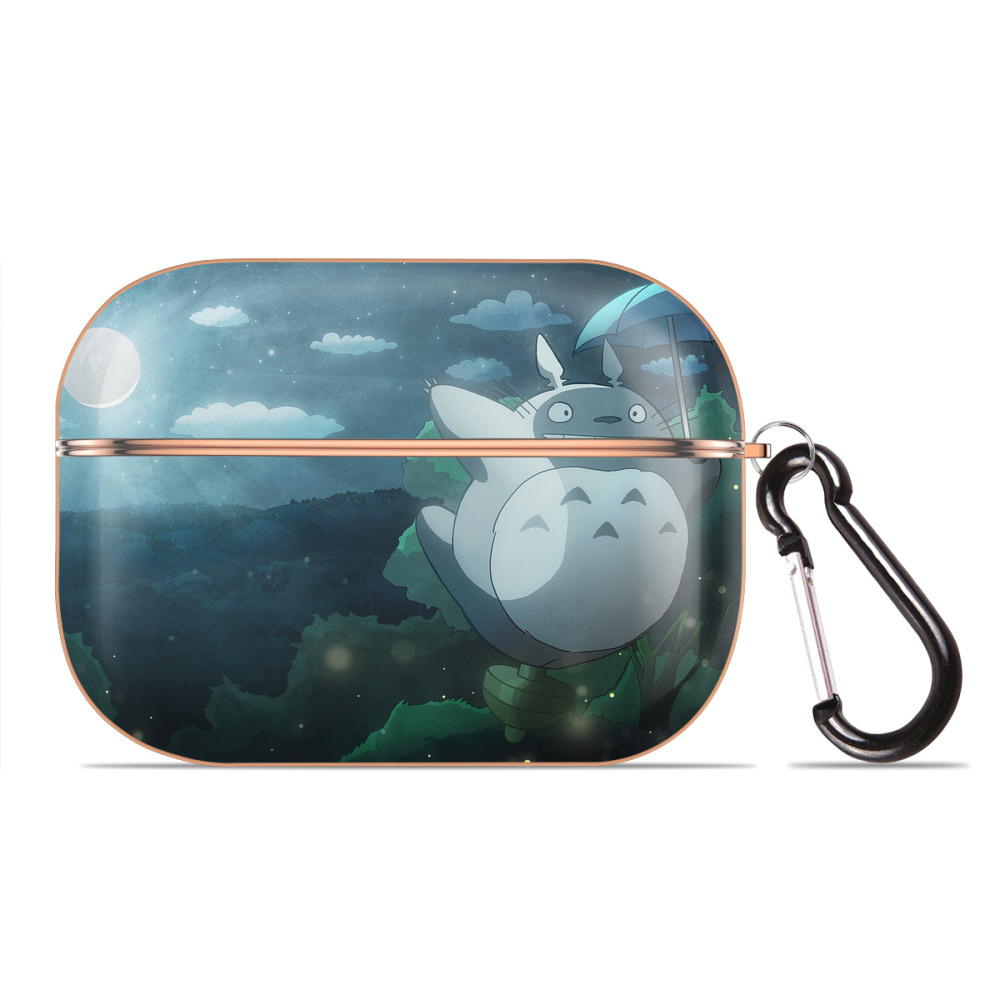 となりのトトロ 草壁メイ 草壁サツキ My Neighbor Totoro Satsuki Kusakabe Mei Kusakabe 【AirPods Pro用】ハードシェル保護ケース｜耐衝撃・防指紋・カラビナ付き商品仕様