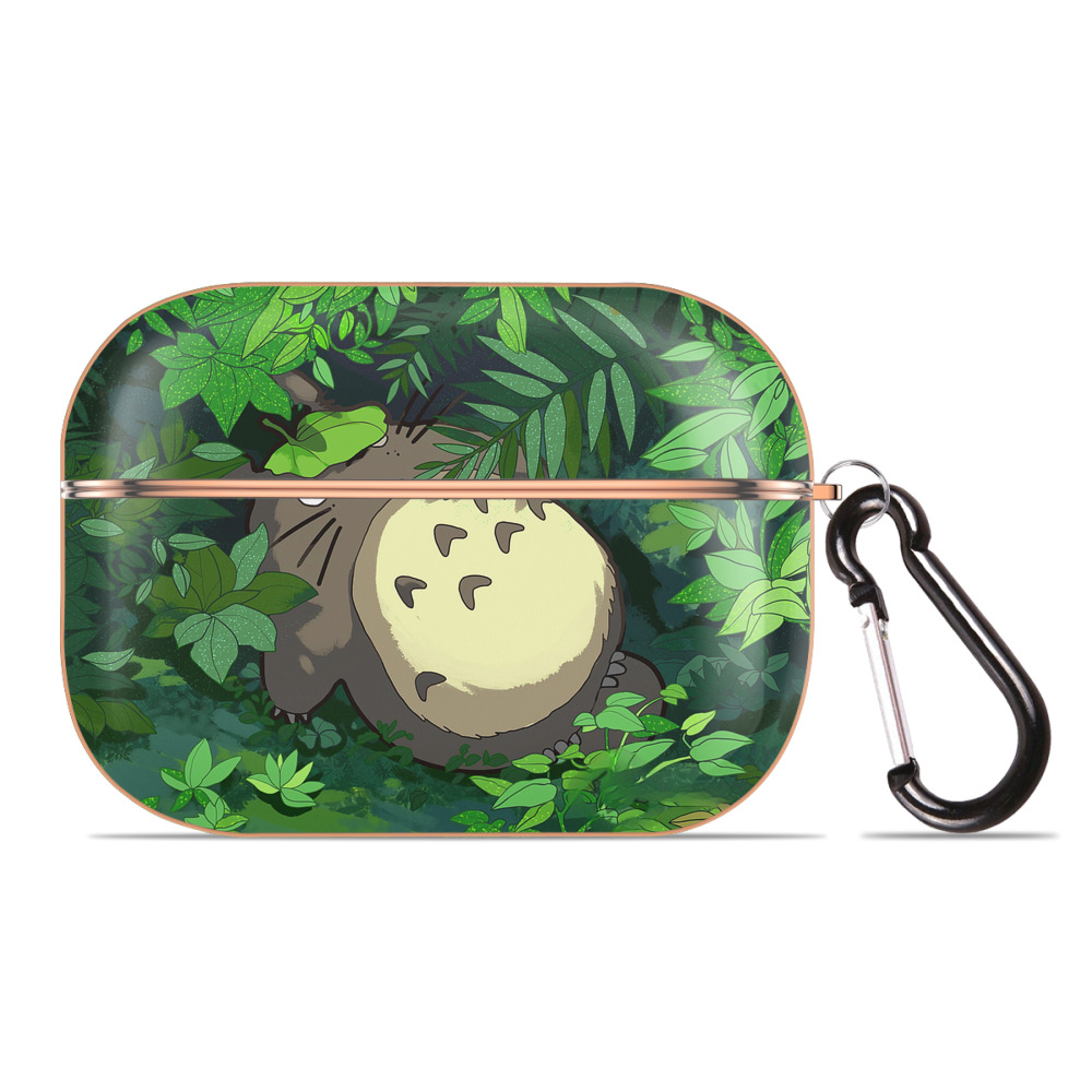 となりのトトロ 草壁メイ 草壁サツキ My Neighbor Totoro Satsuki Kusakabe Mei Kusakabe 【AirPods Pro用】ハードシェル保護ケース｜耐衝撃・防指紋・カラビナ付き商品仕様