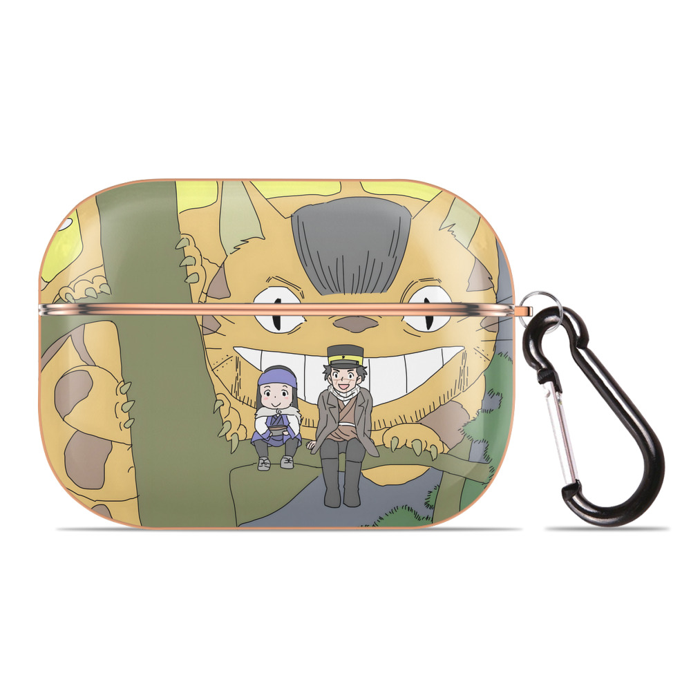 となりのトトロ 草壁メイ 草壁サツキ My Neighbor Totoro Satsuki Kusakabe Mei Kusakabe 【AirPods Pro用】ハードシェル保護ケース｜耐衝撃・防指紋・カラビナ付き商品仕様