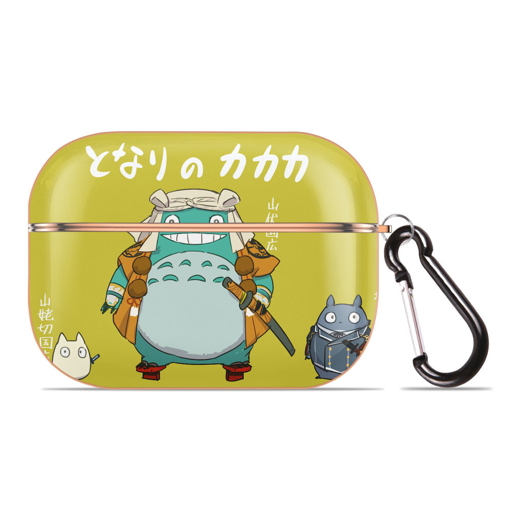 となりのトトロ 草壁メイ 草壁サツキ My Neighbor Totoro Satsuki Kusakabe Mei Kusakabe 【AirPods Pro用】ハードシェル保護ケース｜耐衝撃・防指紋・カラビナ付き商品仕様