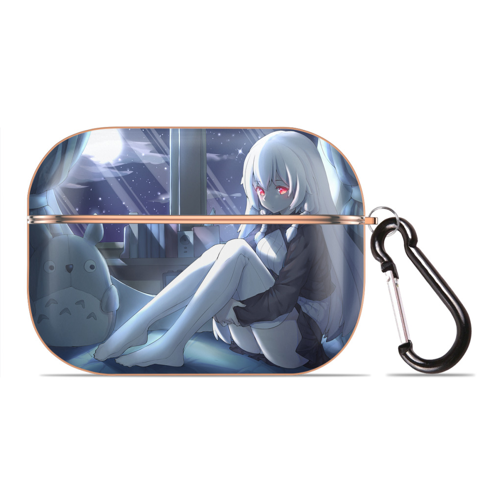 となりのトトロ 草壁メイ 草壁サツキ My Neighbor Totoro Satsuki Kusakabe Mei Kusakabe 【AirPods Pro用】ハードシェル保護ケース｜耐衝撃・防指紋・カラビナ付き商品仕様