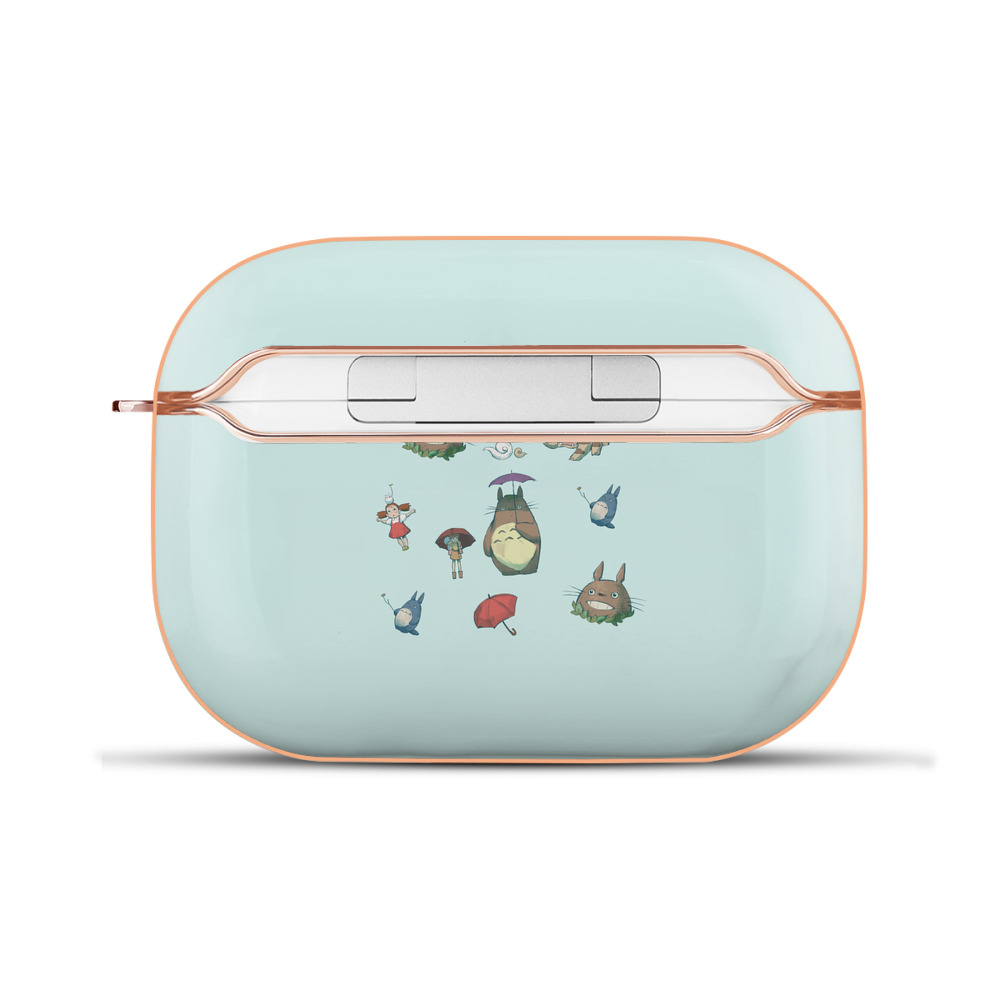 （画像用） となりのトトロ 草壁メイ 草壁サツキ My Neighbor Totoro Satsuki Kusakabe Mei Kusakabe 【AirPods Pro用】ハードシェル保護ケース｜耐衝撃・防指紋・カラビナ付き商品仕様