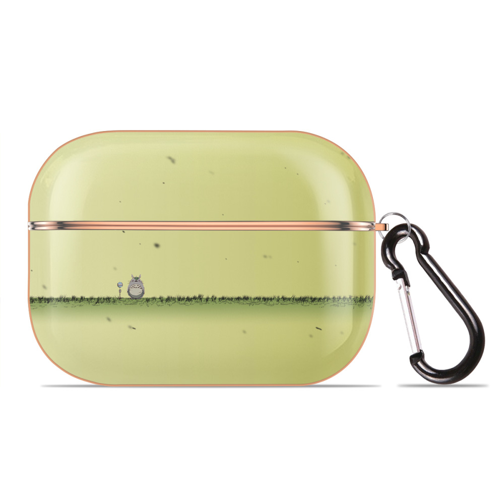 となりのトトロ 草壁メイ 草壁サツキ My Neighbor Totoro Satsuki Kusakabe Mei Kusakabe 【AirPods Pro用】ハードシェル保護ケース｜耐衝撃・防指紋・カラビナ付き商品仕様